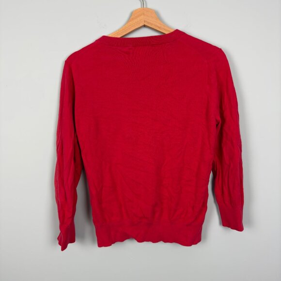 J. Crew Women's Clare Cardigan in Classic Cardinal, Size L - Picture 7 of 8